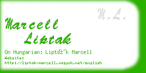 marcell liptak business card